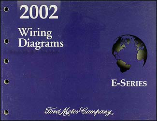 2002 Ford Econoline Van & Club Wagon Wiring Diagram Manual Original