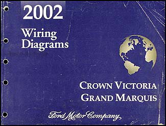 2002 Crown Victoria & Grand Marquis Original Wiring Diagram Manual