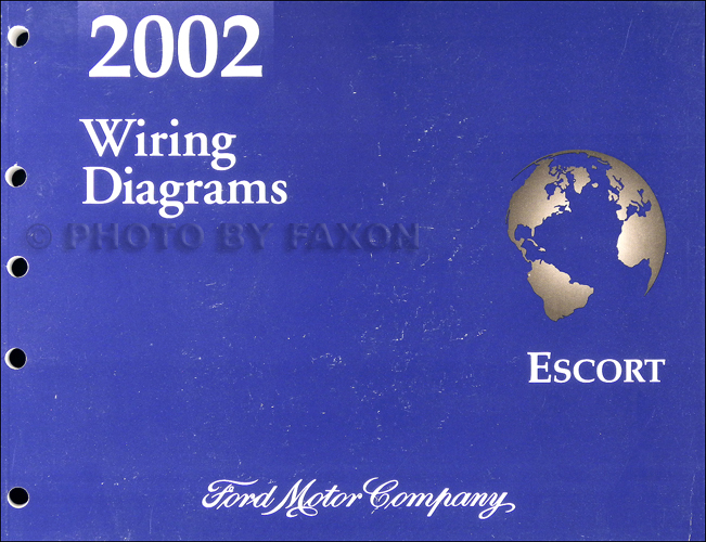 2002 Ford Escort & ZX-2 Wiring Diagram Manual Original