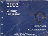 2002 Ford Explorer Mercury Mountaineer Wiring Diagram Manual Original
