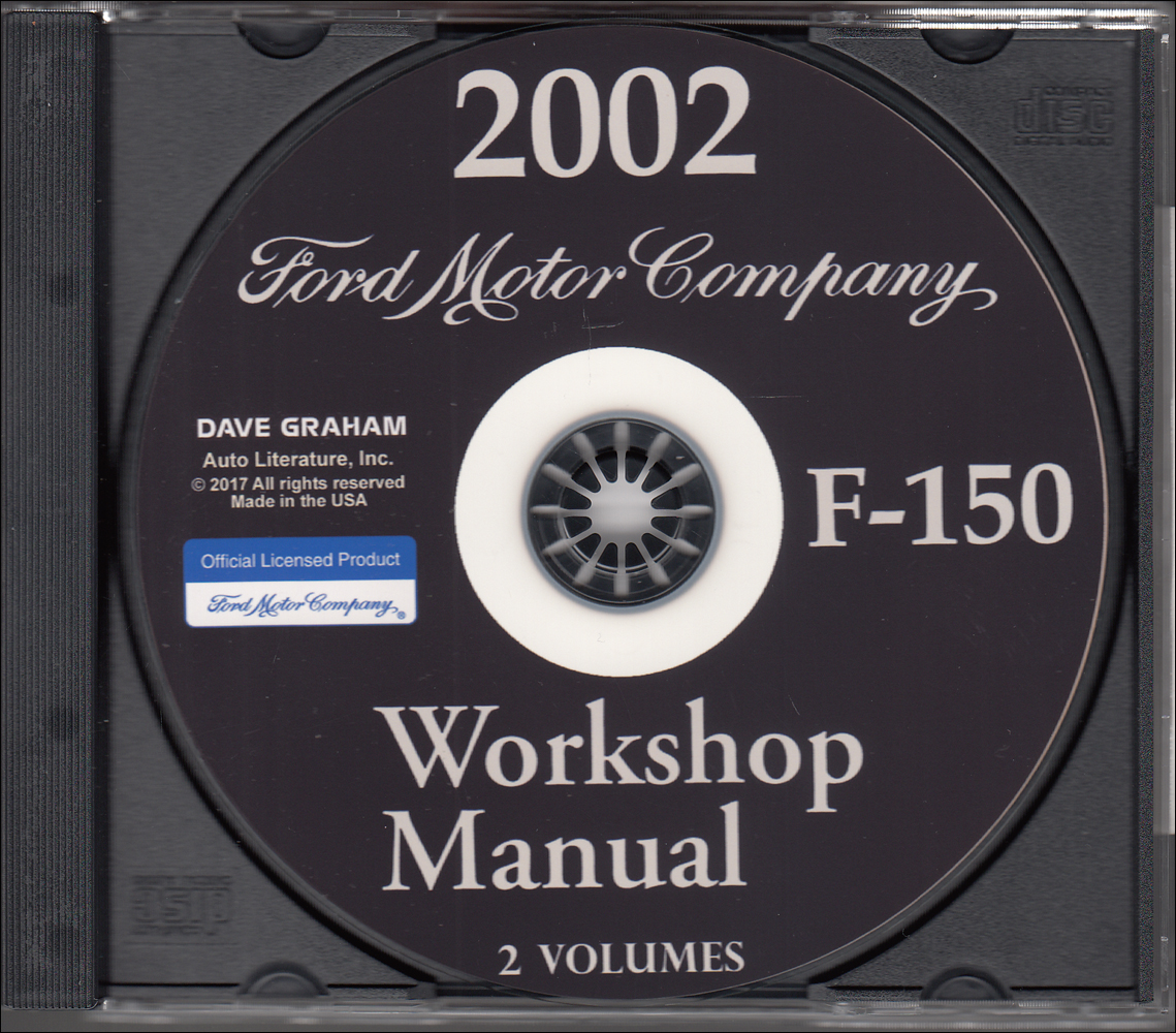 2002 Ford F-150 Pickup Truck Repair Shop Manual on CD-ROM Original