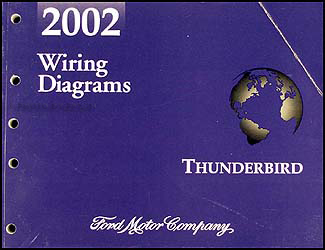 2002 Ford Thunderbird Wiring Diagram Manual Original