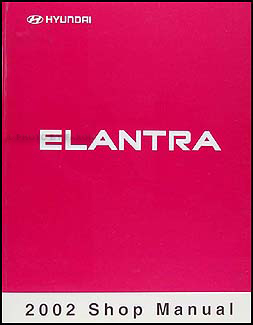2002 Hyundai Elantra Shop Manual Original 