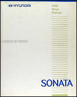 2002 Hyundai Sonata Shop Manual Original