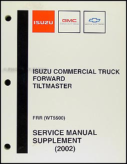 2002 FRR & WT5500 Repair Manual Supplement 