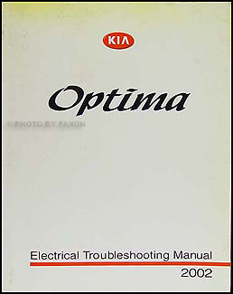 2002 Kia Optima Electrical Troubleshooting Manual Original