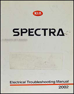 2002 Kia Spectra Electrical Troubleshooting Manual Original