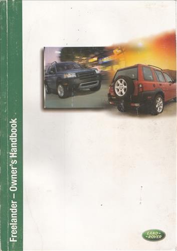 2002 Land Rover Freelander Owner's Manual Original