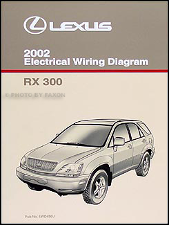 2002 Lexus RX 300 Wiring Diagram Manual Original