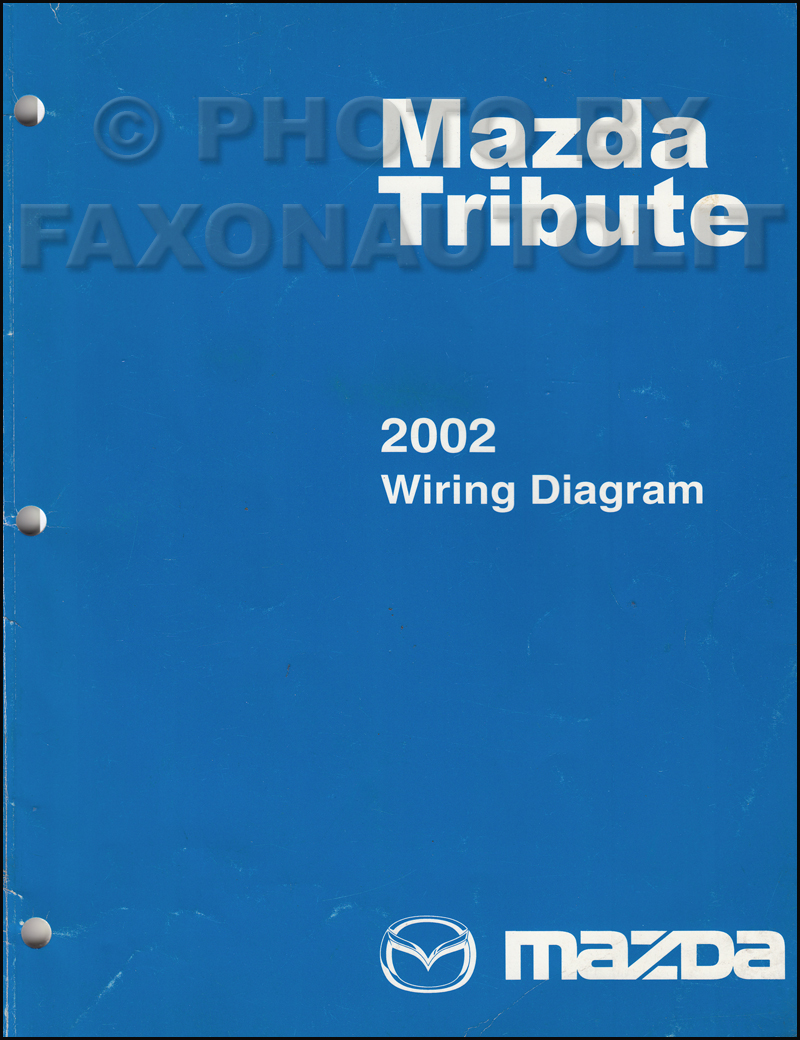 2002 Mazda Tribute Wiring Diagram Manual Original