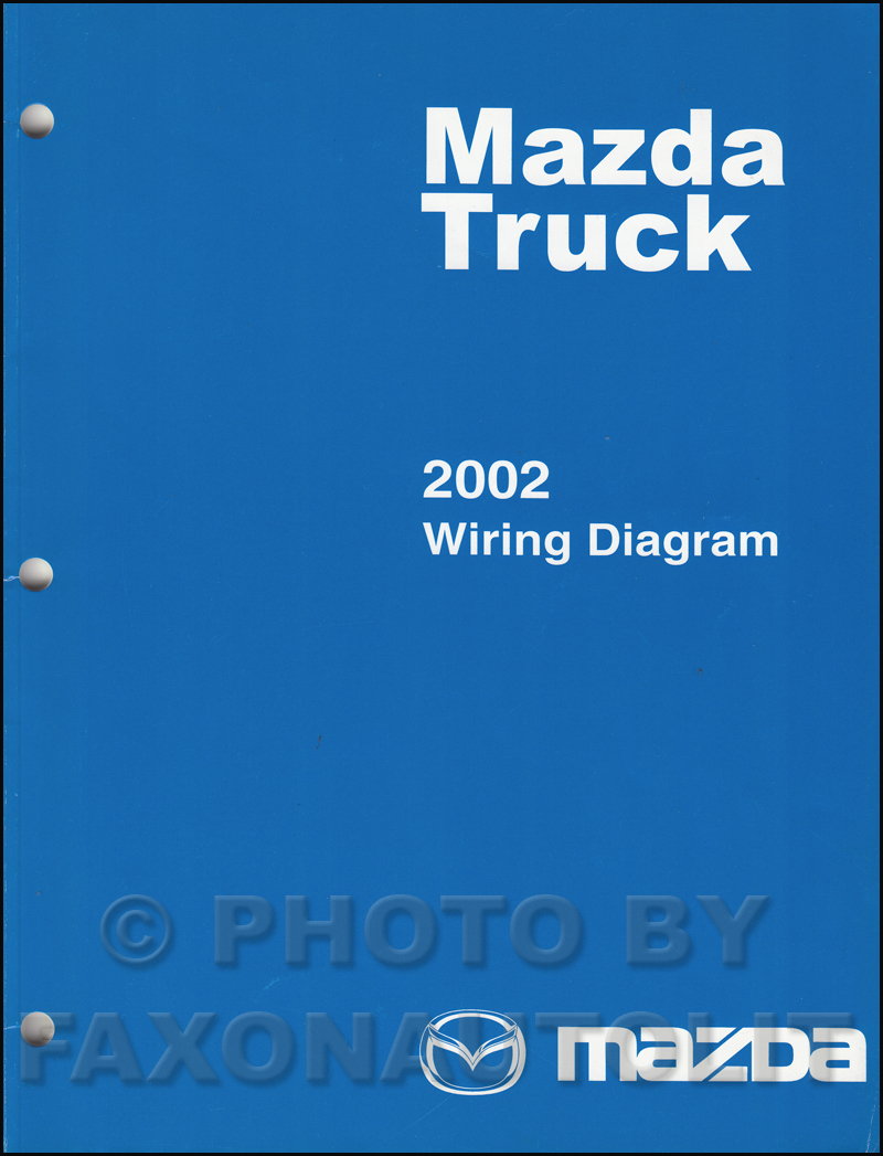 2002 Mazda Truck Wiring Diagram Manual Original B2300 B3000 B4000