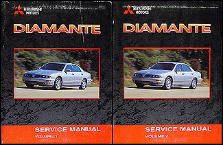 2002 Mitsubishi Diamante Original Repair Manual 2 Vol. Set