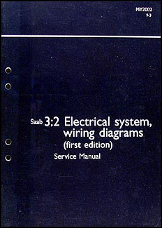 2002 Saab 9-3 Electrical system wiring diagrams Service Manual Vol 3:2
