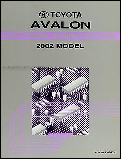 2002 Toyota Avalon Wiring Diagram Manual Original