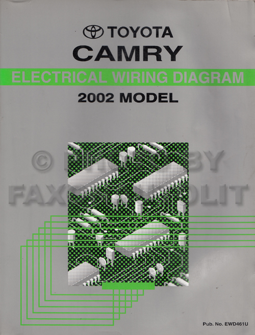 2002 Toyota Camry Wiring Diagram Manual Original