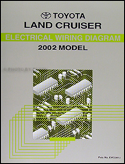 2002 Toyota Land Cruiser Wiring Diagram Manual Original