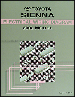 2002 Toyota Sienna Van Wiring Diagram Manual Original
