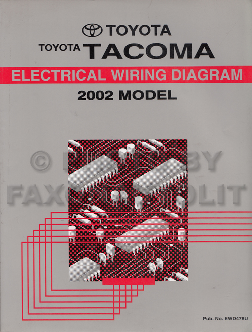 2002 Toyota Tacoma Pickup Wiring Diagram Manual 