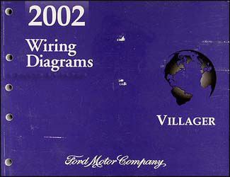 2002 Mercury Villager Wiring Diagram Manual Original
