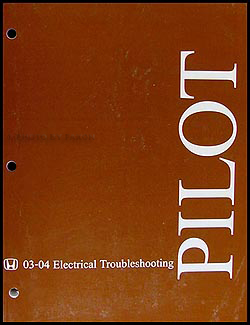 2003-2004 Honda Pilot Electrical Troubleshooting Manual Original