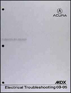2003-2005 Acura MDX Electrical Troubleshooting Manual Original
