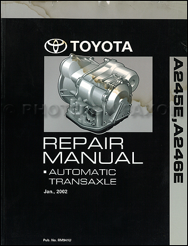 2003-2006 Toyota Matrix 2WD & Corolla Auto Transmission Repair Shop Manual