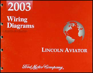 2003 Lincoln Aviator Wiring Diagram Manual Original