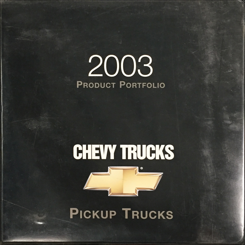 2003 Chevrolet Trucks Color & Upholstery Dealer Album/Data Book Original