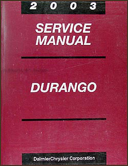 2003 Dodge Durango Repair Manual CD-ROM Original 
