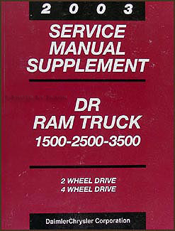 2003 Dodge Diesel Ram Truck 47RE Automatic Transmission Repair Shop Manual