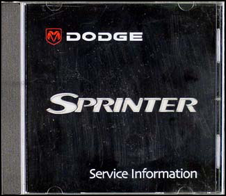 2003 Dodge Sprinter Van CD-ROM Shop Manual Original