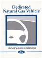 2003 Ford Natural Gas Owner's Manual Original Supplement CNG NGV