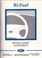 2003 Ford F-150 Bi-Fuel Owner's Manual Supplement Original 