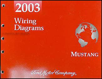 2003 Ford Mustang Wiring Diagram Manual Original