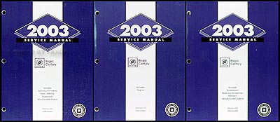 2003 Buick Regal & Century Repair Manual Original 3 Volume Set 