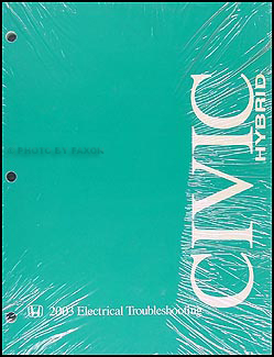 2003 Honda Civic Hybrid Electrical Troubleshooting Manual Original