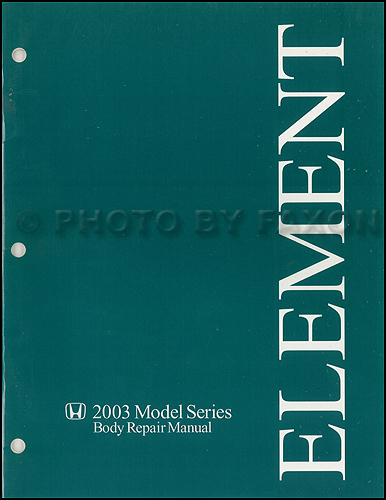 2003-2006 Honda Element Body Manual Original