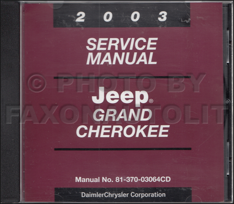 2005 Jeep Shop Manual on CD-ROM