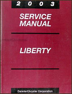 2003 Jeep Liberty Shop Manual Original