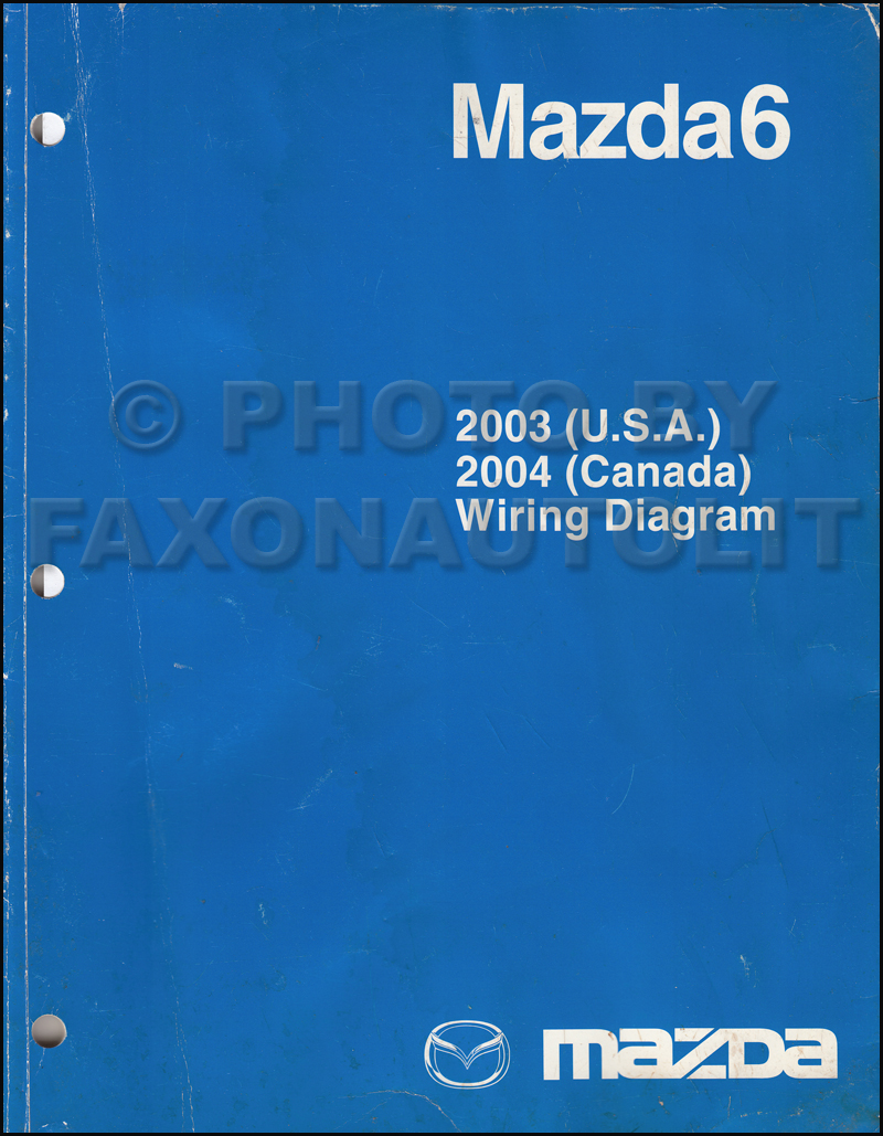 2003 Mazda6 Original Wiring Diagram (and 2004 Canada Mazda 6)