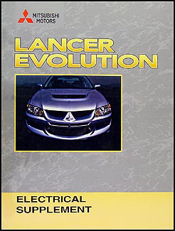 2003 Mitsubishi Lancer Evolution Wiring Diagram Manual Original