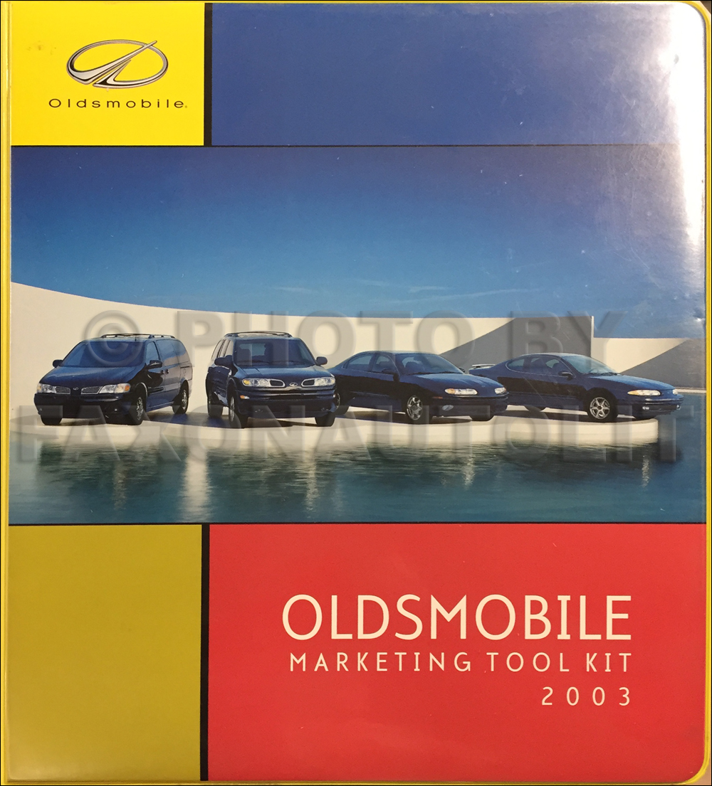 2003 Oldsmobile Marketing Ad Planner Original