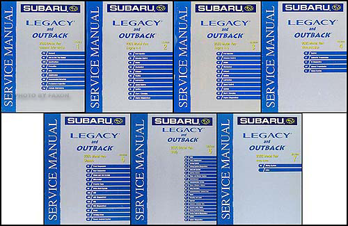 2003 Subaru Legacy and Outback Repair Manual Set Original