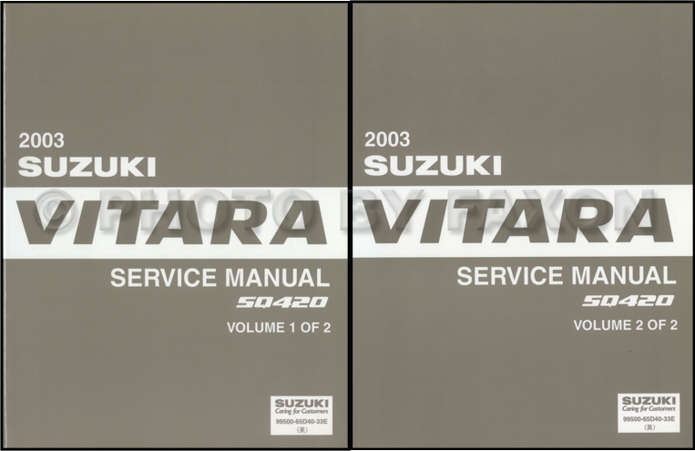 2004 Suzuki Vitara Repair Manual Set Original 