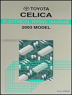 2003 Toyota Celica Wiring Diagram Manual Original