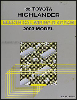 2003 Toyota Highlander Wiring Diagram Manual Original