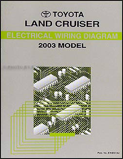 2003 Toyota Land Cruiser Wiring Diagram Manual Original