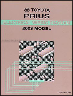 2003 Toyota Prius Wiring Diagram Manual Original