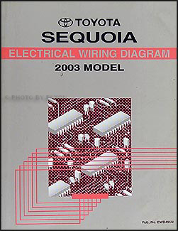 2003 Toyota Sequoia Wiring Diagram Manual Original