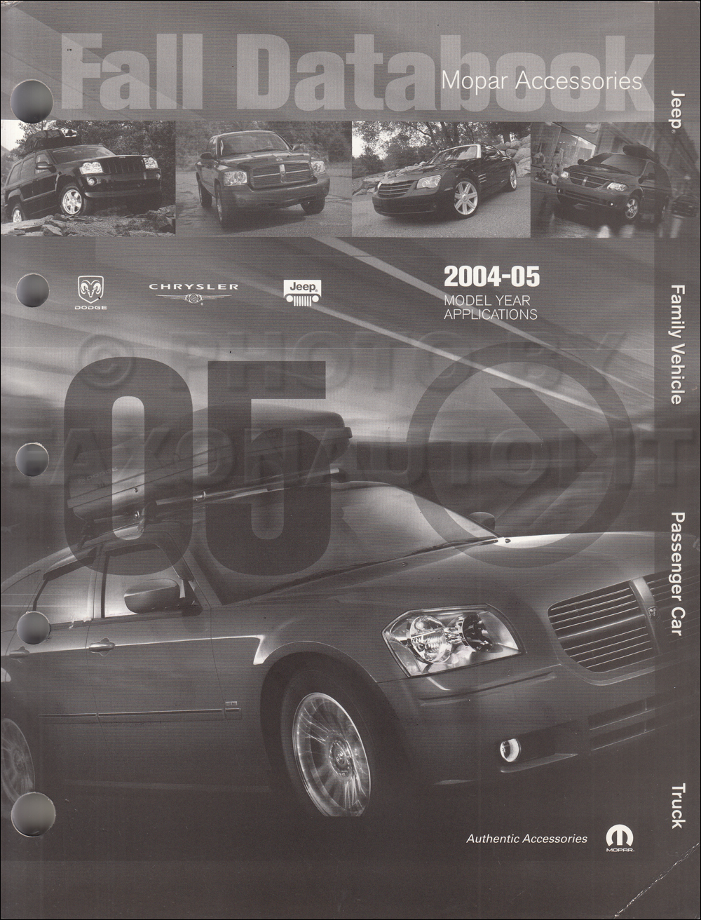 2004-2005 MoPar Accessories Databook Original Fall